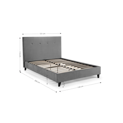 Shoreditch High Headboard 135cm Double Bed