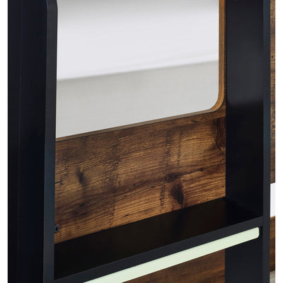 Solomon Bunk Bed -  Rustic And Black