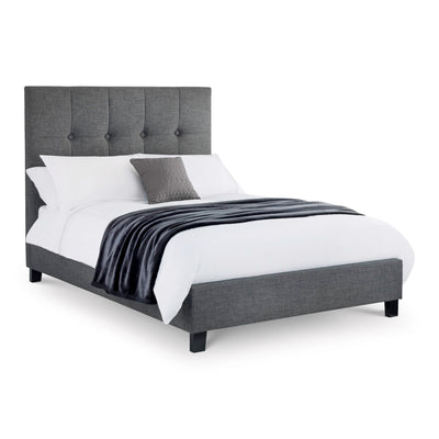 Sorrento 135cm Double Bed - Slate Linen