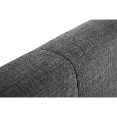 Sorrento 135cm Double Bed - Slate Linen
