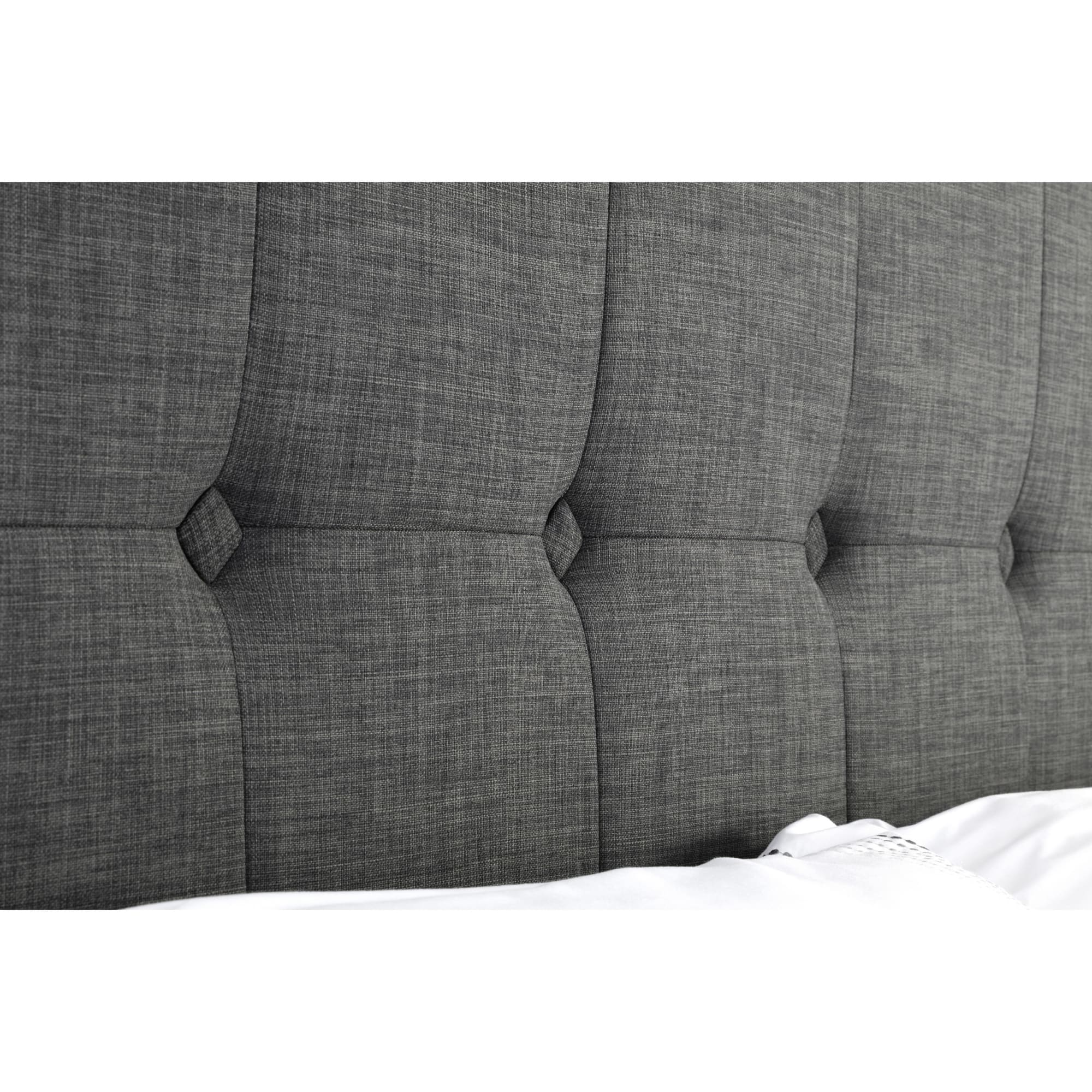 Sorrento 135cm Double Bed - Slate Linen