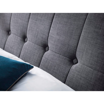 Sorrento 135cm Double Bed - Slate Linen