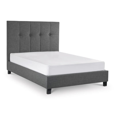 Sorrento 150cm King Bed - Slate Linen