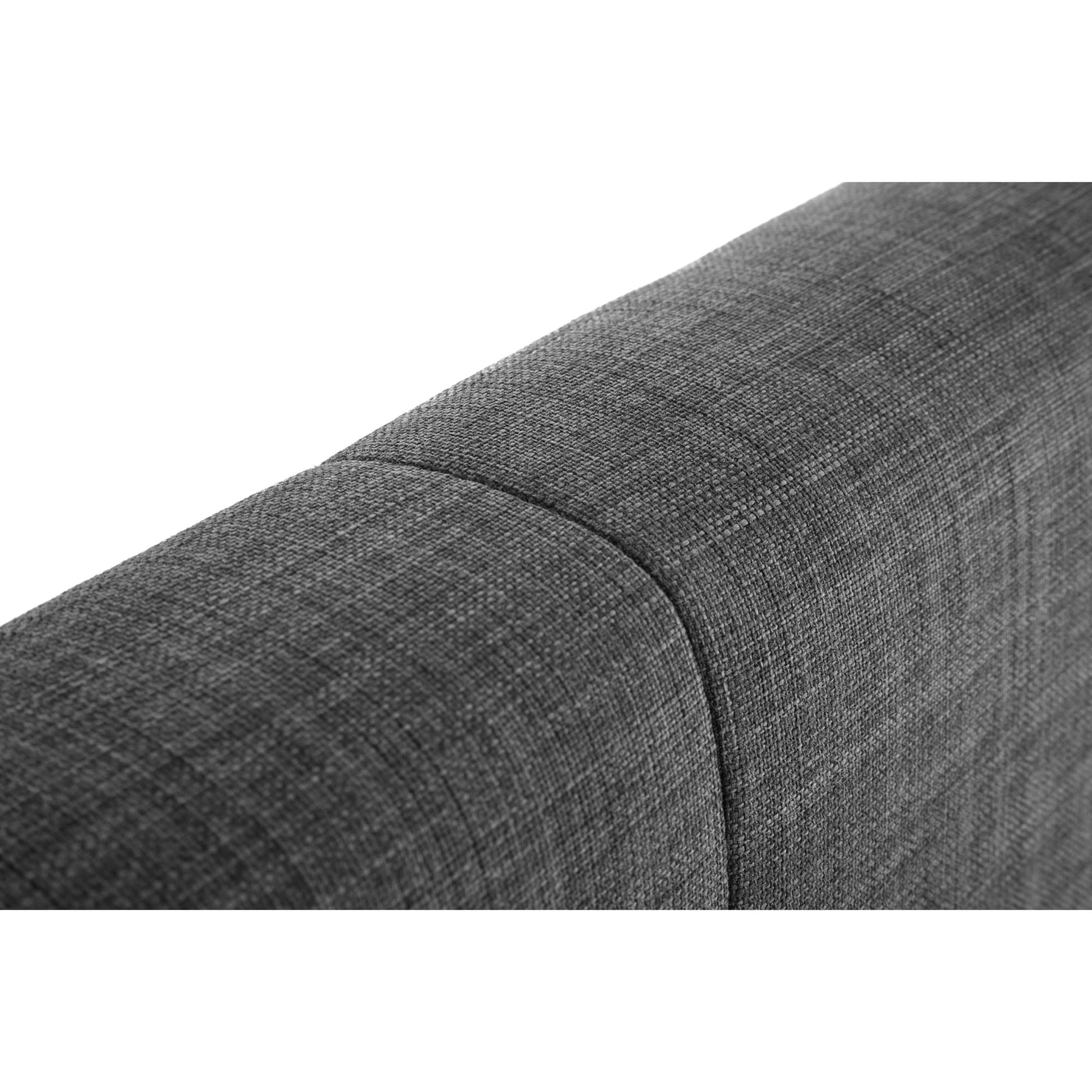 Sorrento Ottoman Storage 150cm King Bed - Slate Linen