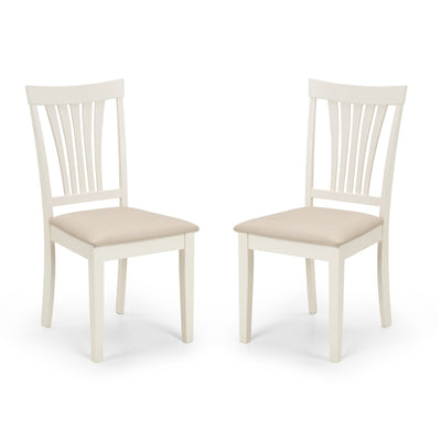 Set Of 2 Stanmore Ivory Chairs