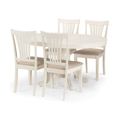 Set Of 2 Stanmore Ivory Chairs