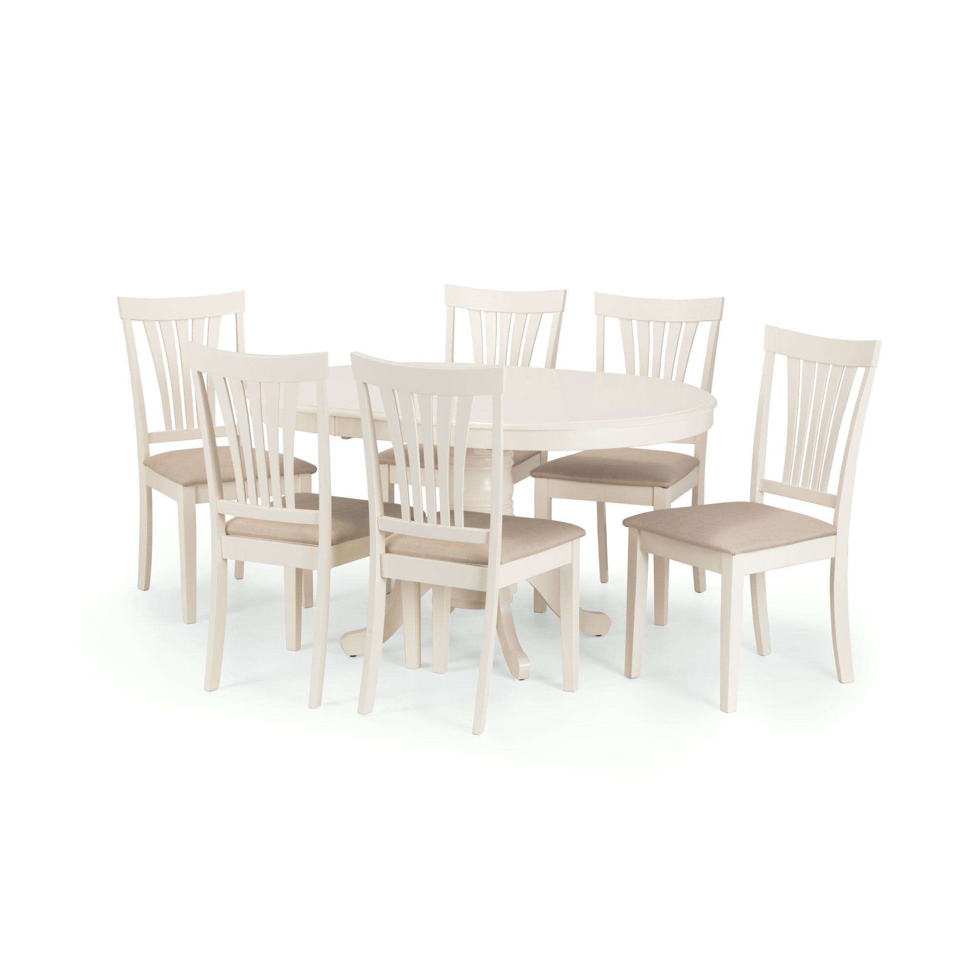 Set Of 2 Stanmore Ivory Chairs