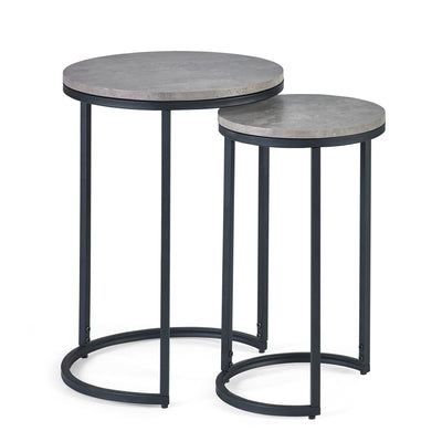 Staten Round Nesting Side Tables