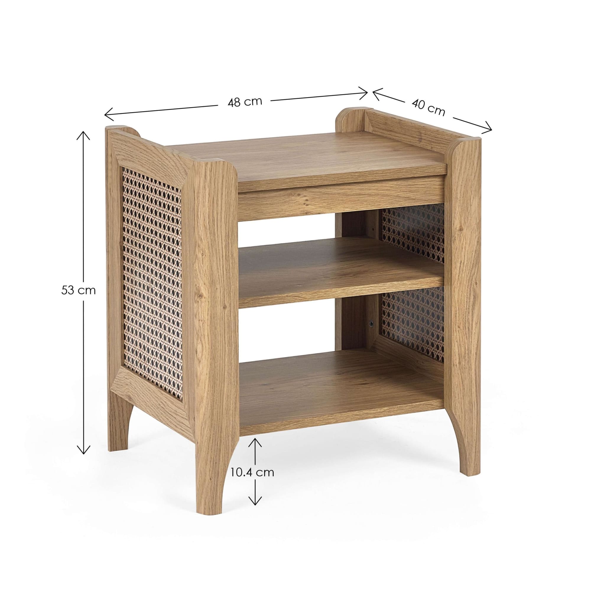 Sydney Lamp Table With Removable Shelf
