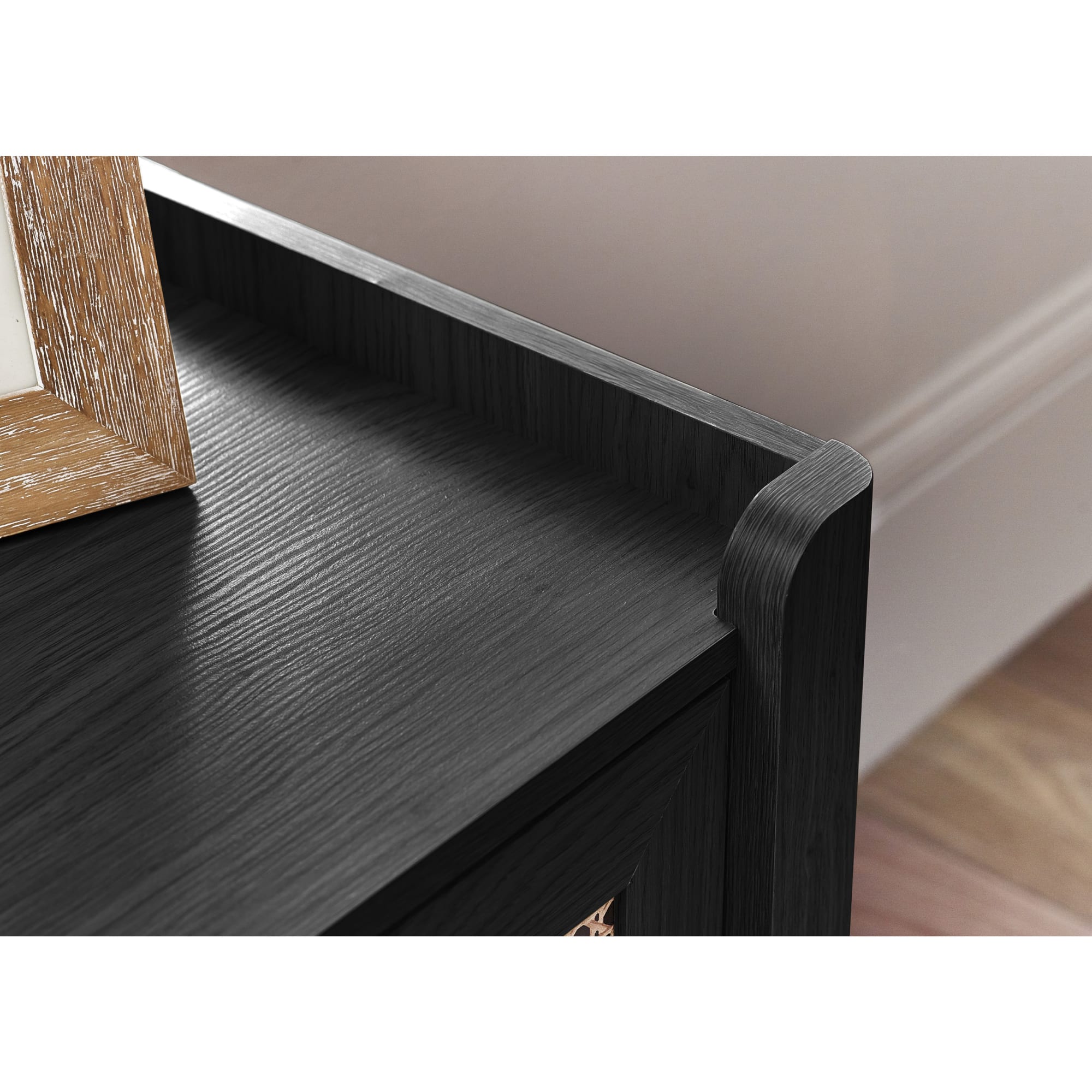 Sydney 6 Drawer Wide Chest - Black Ash