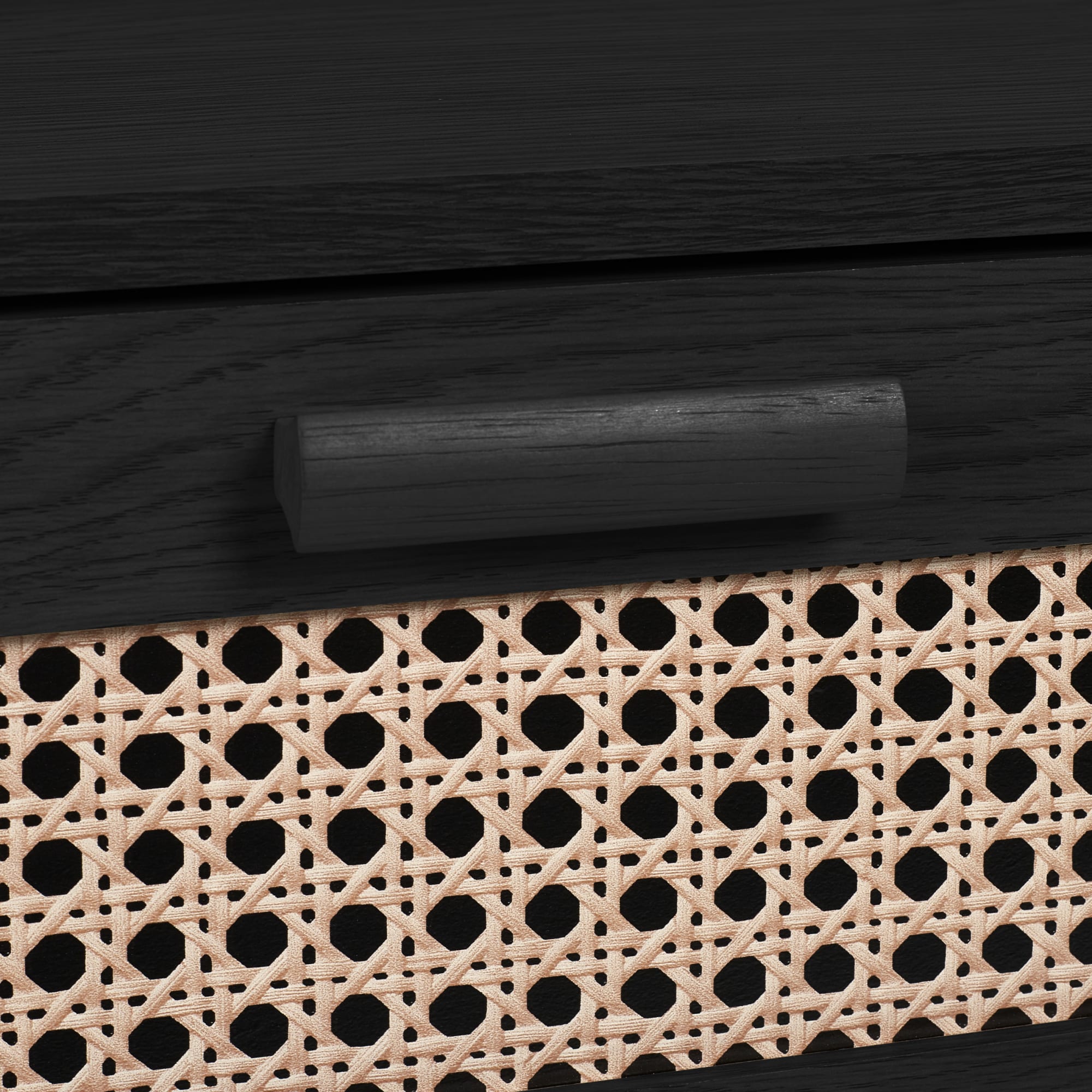 Sydney 6 Drawer Wide Chest - Black Ash