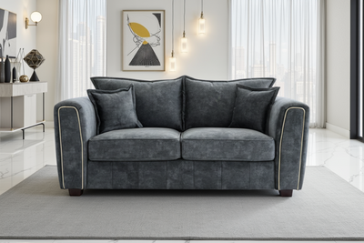 Serena Sofa Black 2 Seater