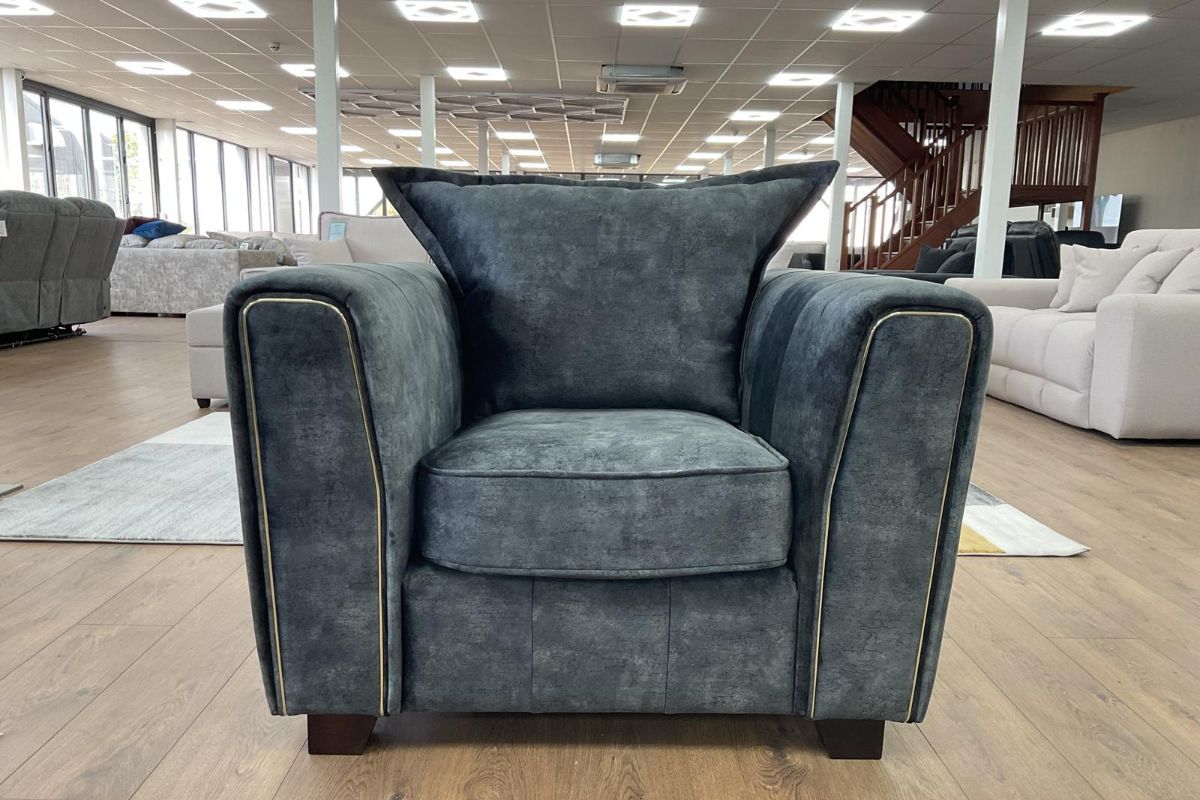 Serena Sofa Black Armchair