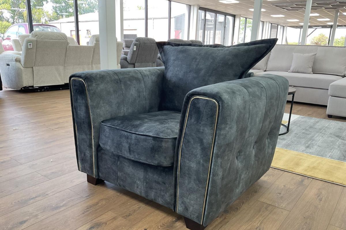 Serena Sofa Black Armchair