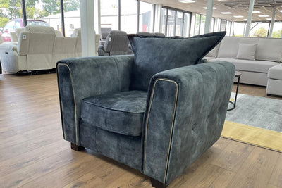 Serena Sofa Black Armchair