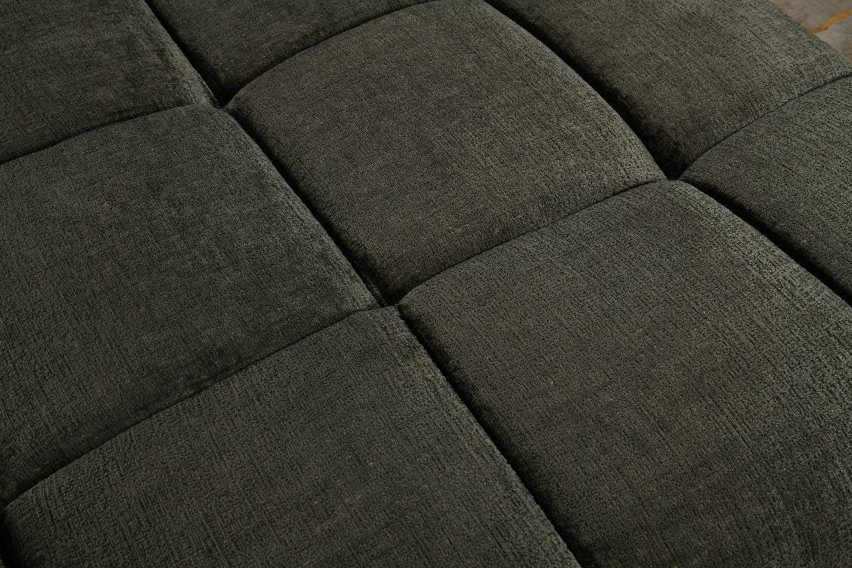 Shanghai Large Green U Shape Corner Sofabed