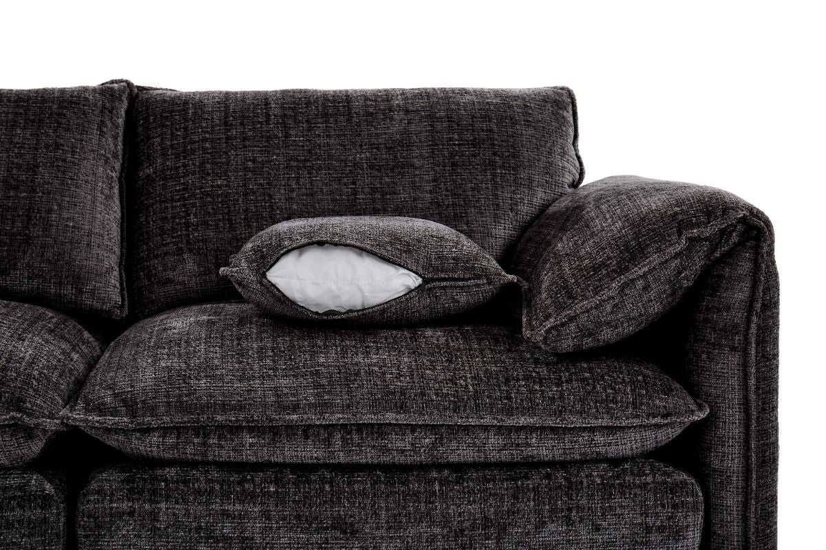 Solaya Sofa Black 2 Seater