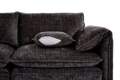 Solaya Sofa Black 2 Seater