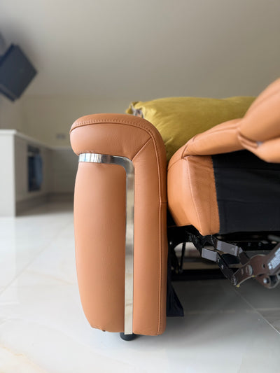 Somerville Electric Recliner Sofa Tan 2 Seater