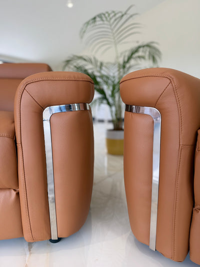 Somerville Electric Recliner Sofa Tan 2 Seater