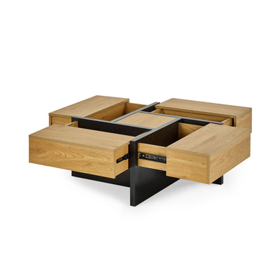 Tahoe 80cm Square Storage Coffee Table
