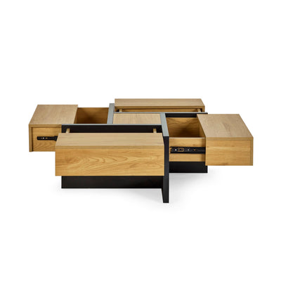Tahoe 80cm Square Storage Coffee Table