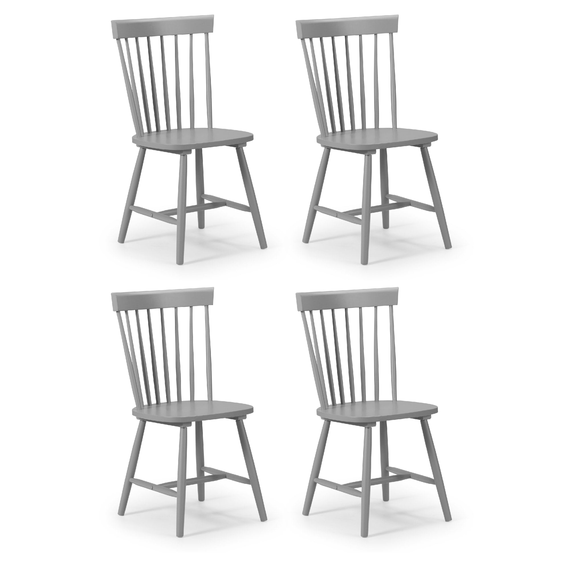 Set Of 4 Torino Grey Chairs