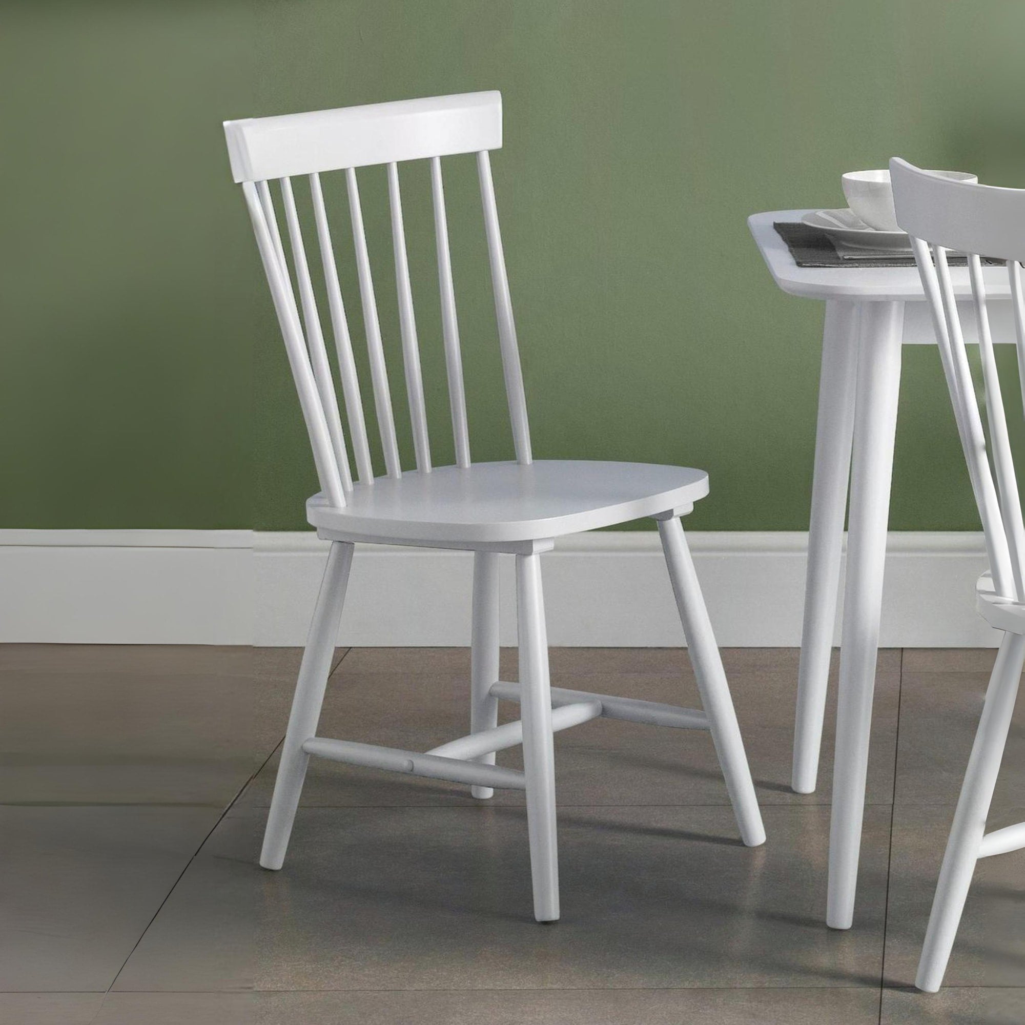 Set Of 4 Torino White Chairs