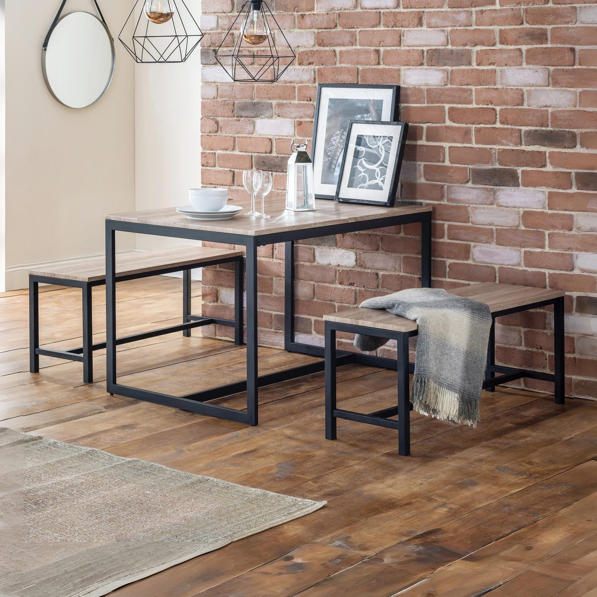 Tribeca Dining Table - Sonoma Oak