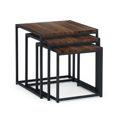 Tribeca Nest Of 3 Tables - Walnut
