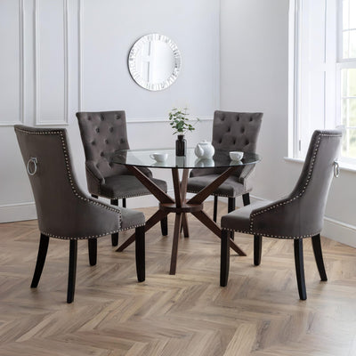 Set Of 2 Veneto Knockerback Chairs