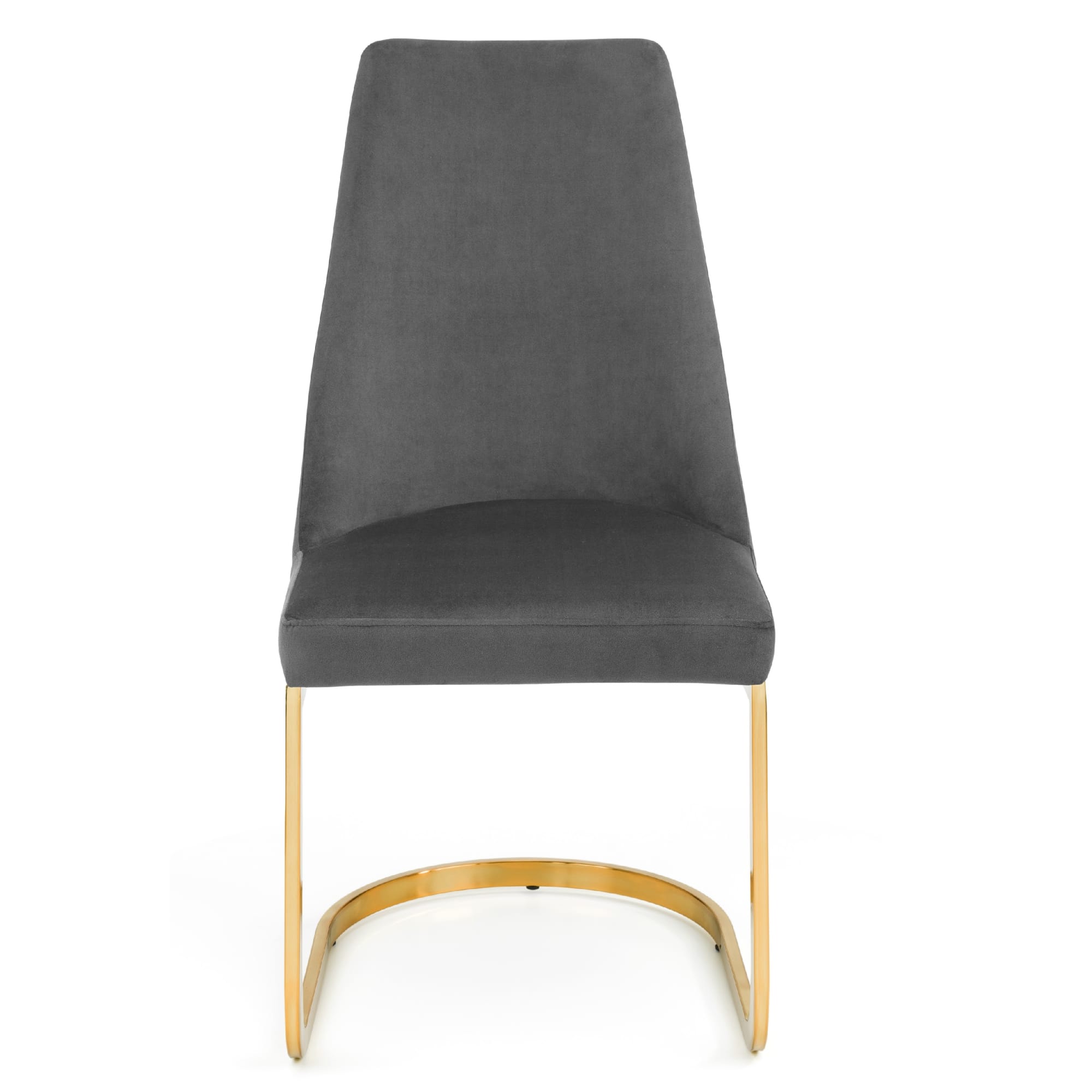 Set Of 2 Vittoria Cantilever Dining Chairs - Grey
