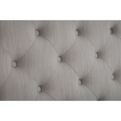 Wilton 4 Drawer 135cm Double Bed - Grey Linen