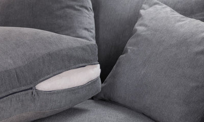Windsor Fullback Sofa Grey Large Corner