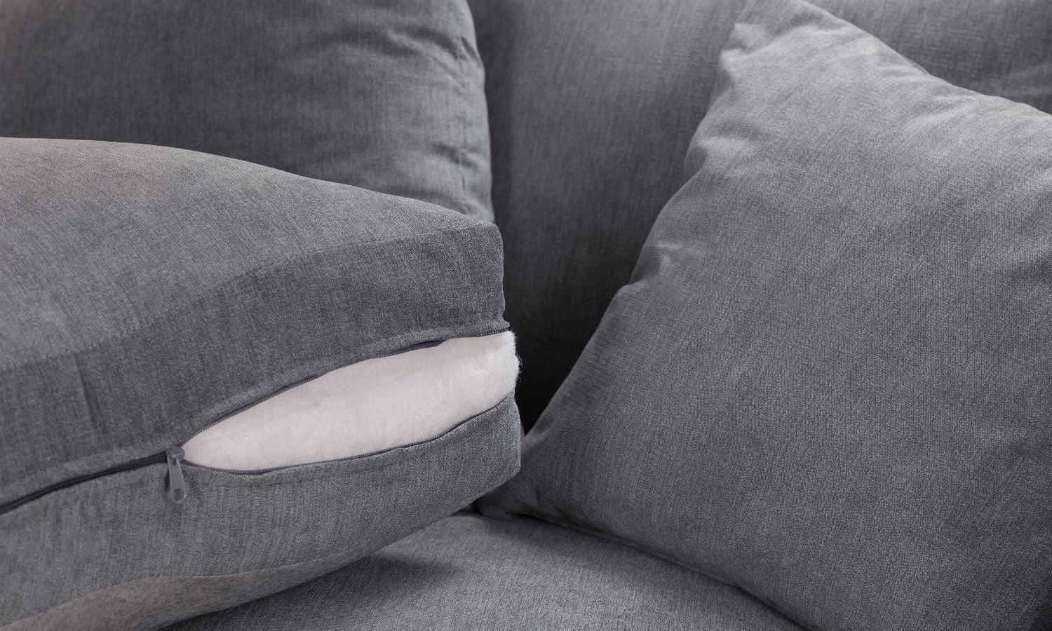 Windsor Fullback Sofa Grey Left Hand Facing Corner