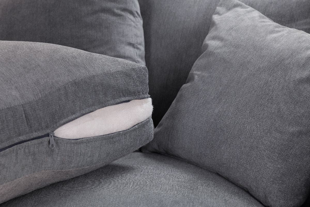 Windsor Fullback Sofa Grey 3 Seater