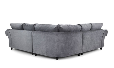 Windsor Fullback Sofa Grey Large Corner