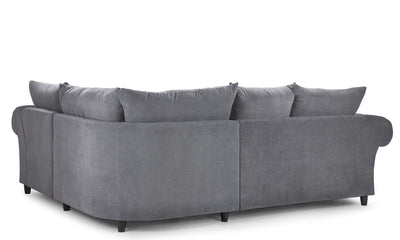 Windsor Fullback Sofa Grey Right Hand Facing Corner
