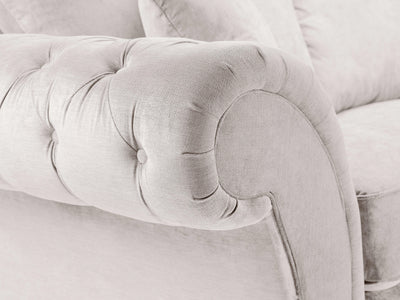 Windsor Fullback Sofa Stone Left Hand Facing Corner