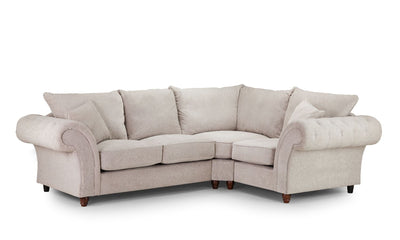 Windsor Fullback Sofa Stone Right Hand Facing Corner