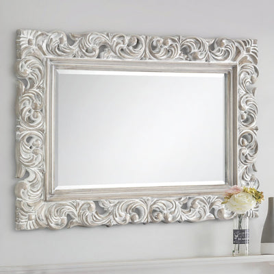 Baroque Distressed Wall Mirror - Cozyo