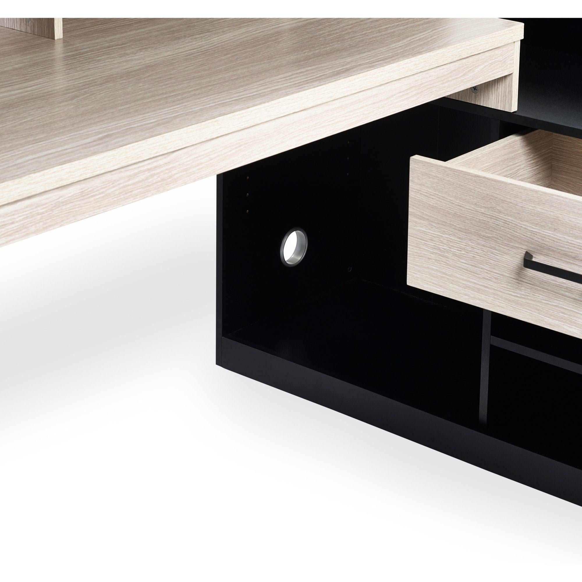 Blaze Gaming Highsleeper - Black And Pale Wood - Cozyo