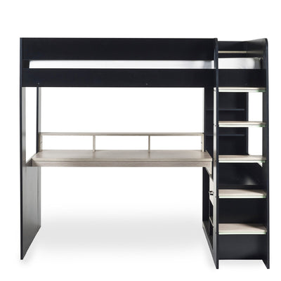 Blaze Gaming Highsleeper - Black And Pale Wood - Cozyo