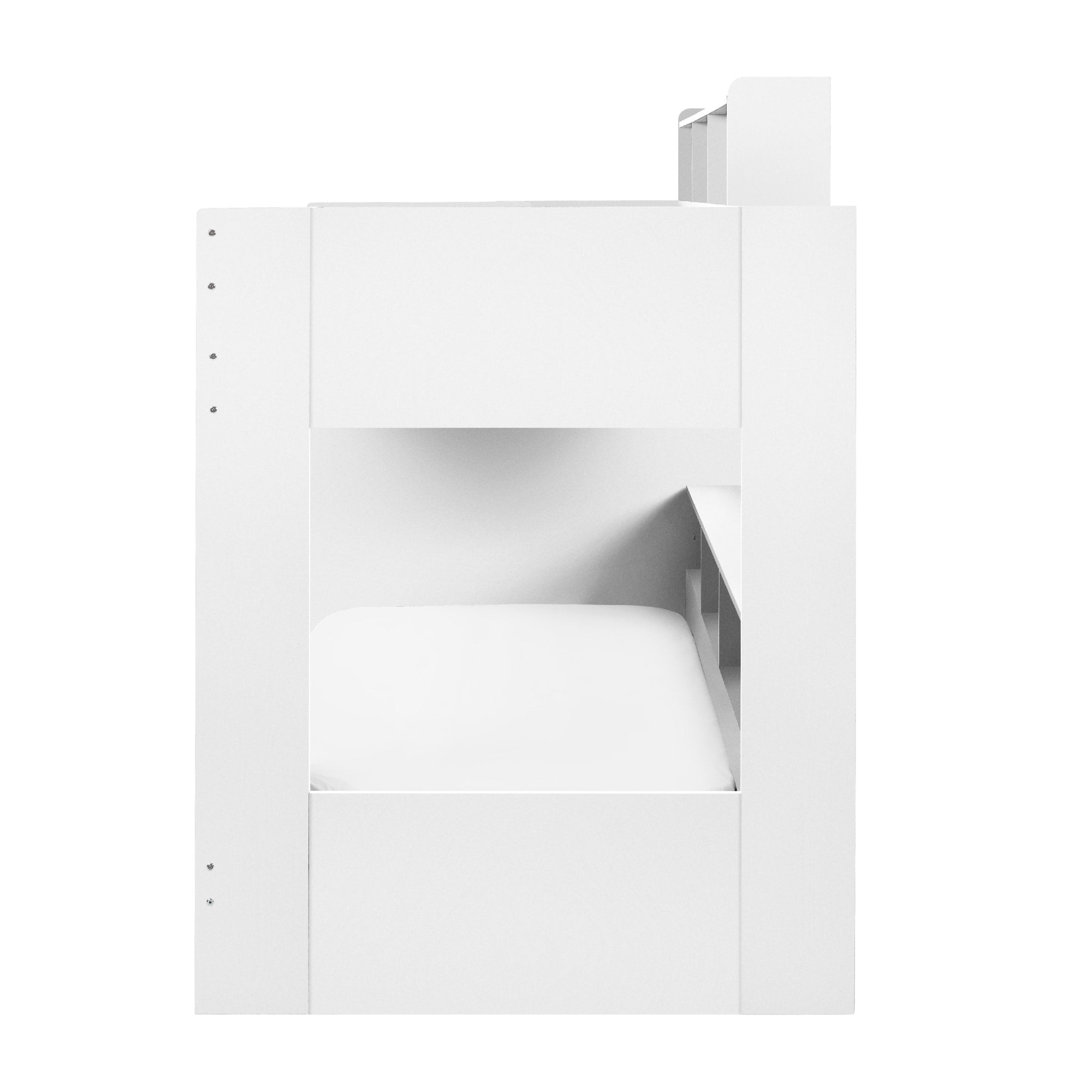Camelot Staircase Bunk All White - Cozyo