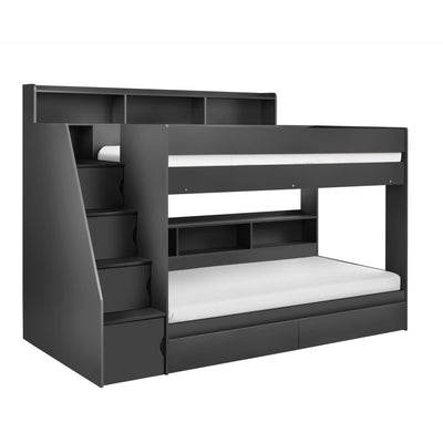 Camelot Staircase Bunk Anthracite - Cozyo