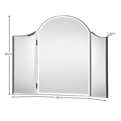 Canto Curved Dressing Table Mirror - Cozyo