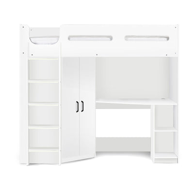 Hercules High Sleeper - All White - Cozyo