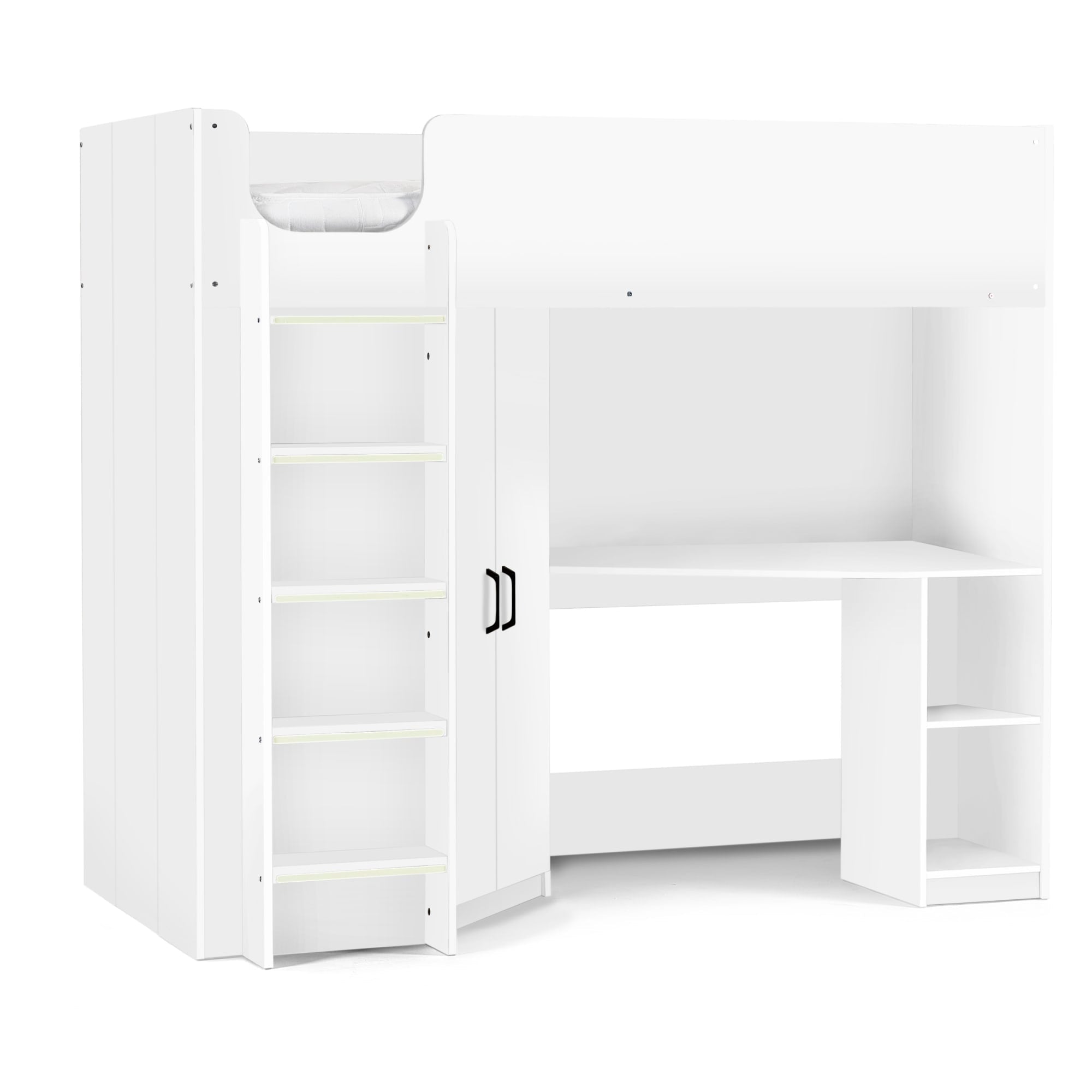 Hercules High Sleeper - All White - Cozyo