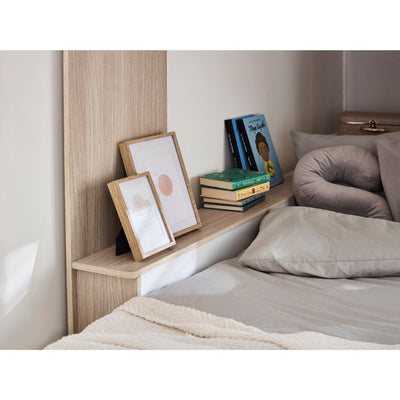 Horizon Bunk Bed - Pale Wood And White - Cozyo