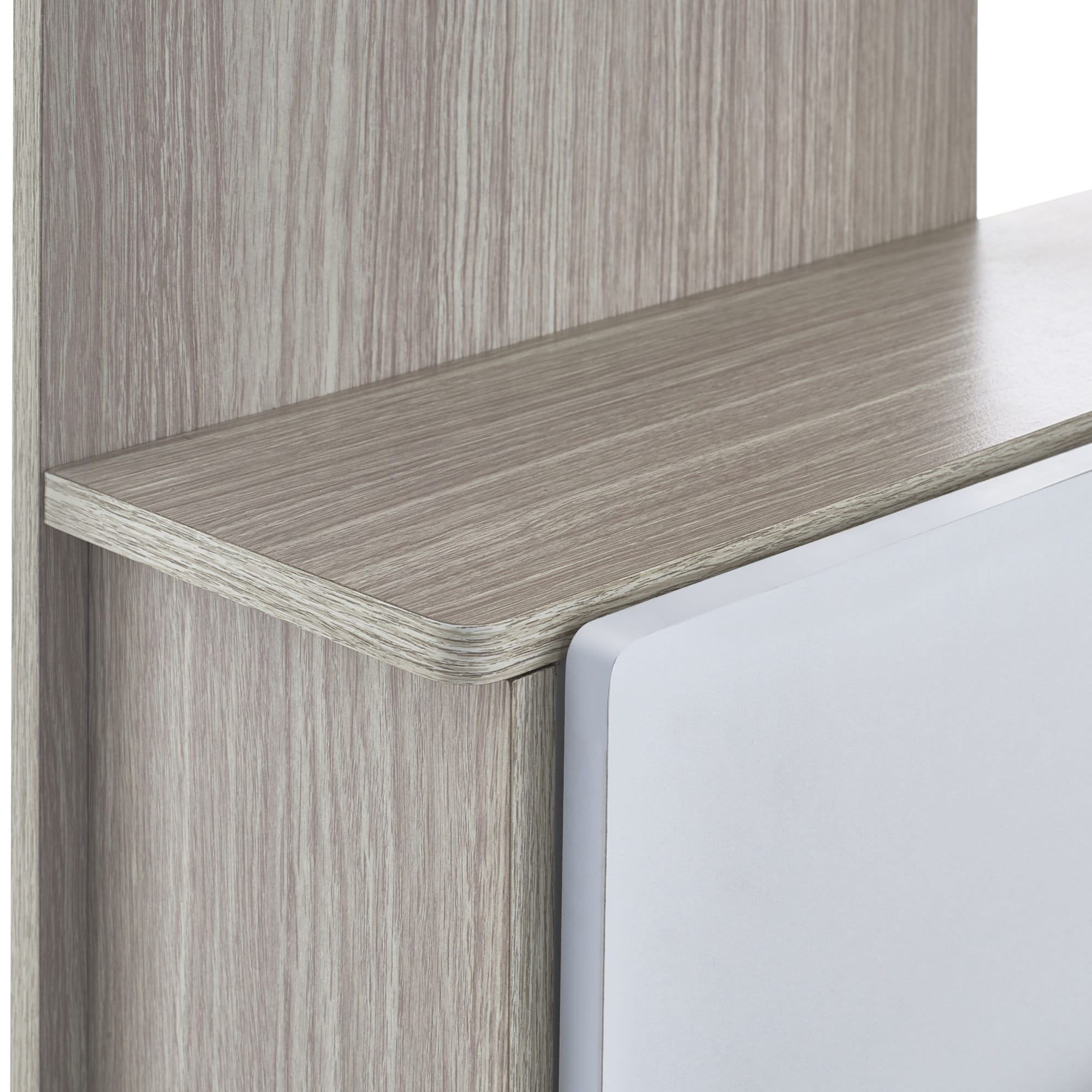 Horizon Bunk Bed - Pale Wood And White - Cozyo